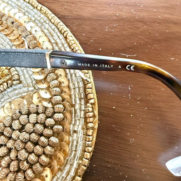 CHANEL - Authentic Pre-Owned Gold/Brown Aviator Sunglasses - Picture 5 of 9